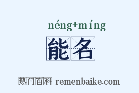 能名是什么意思的图片